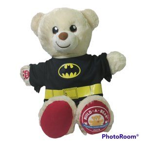 White Build A Bear National Teddy Bear Day 2019 Batman Stuffed Animal Plush Toy